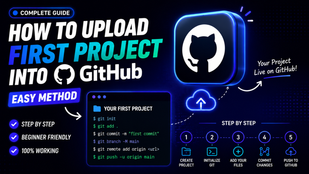 How to Upload Your Project to GitHub Step by Step